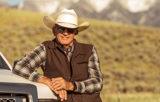 Man wearing a cowboy hat
